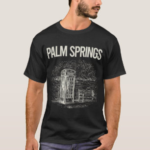 T-shirt Téléphone vintage Booth Palm Springs