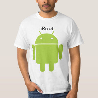 T-shirt téléphones d'androïde d'iRoot