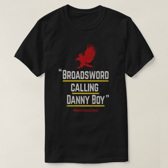 T-shirt Téléphonie de Danny Boy - célèbre ligne de cinéma  (Design devant)