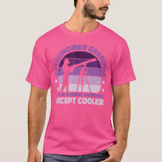 T-shirt Téléscope d'astronomie Mamie astronome