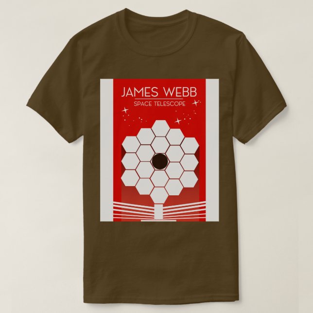 T-shirt Télescope spatial James Webb (Design devant)