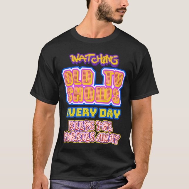 T-shirt Télévision 90s 80s Rétro amis (Devant)