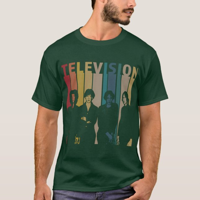 T-shirt Télévision Grunge Inspiré Expression Avec Émotion (Devant)