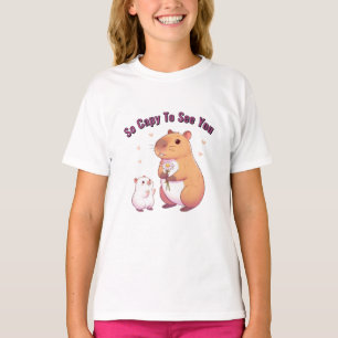 T-shirt Tellement Capy De Vous Voir – Capybara Mignon Art 