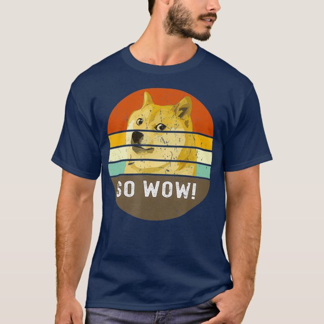 T-shirt Tellement Wow Dogecoin Hodl Dogecoin Crypto Doge (Devant)