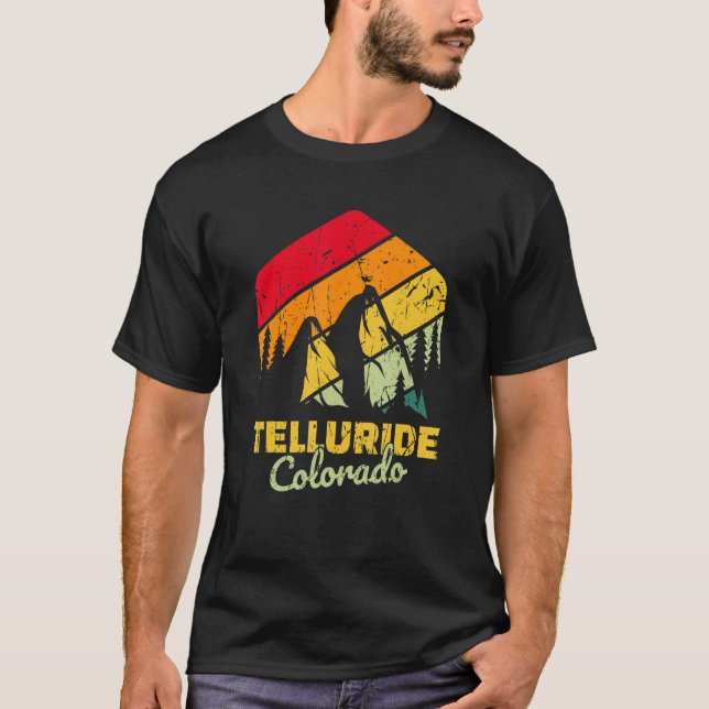 T-shirt Telluride Colorado Mountain Bear (Devant)