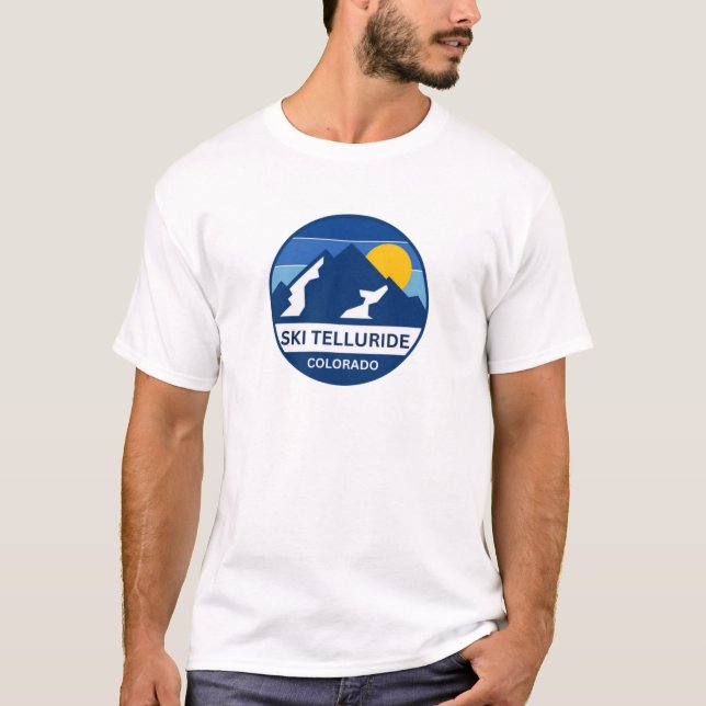 T-shirt Telluride Ski Colorado (Devant)