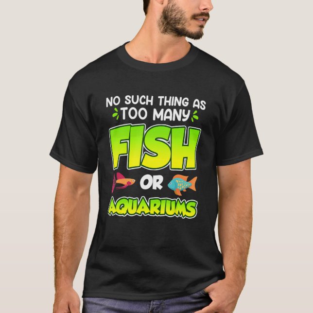 T-shirt Tels Que Beaucoup De Poissons Ou Aquariums Aquaris (Devant)