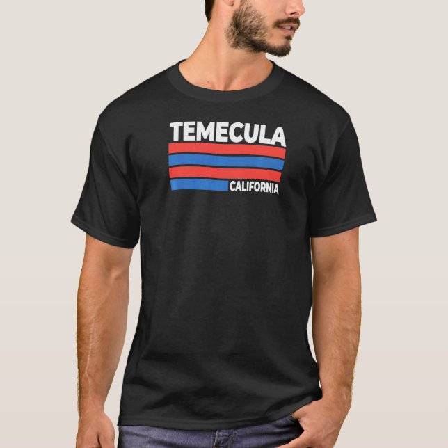 T-shirt Temecula California Ca Keepsaké Riverside Remembra (Devant)