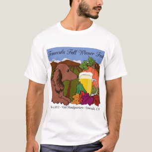 T-shirt Temecula Fall Wiener Fest 2022 sur blanc