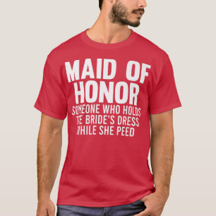 T-shirt Témoin de la mariée d'un homme, équipe de la marié