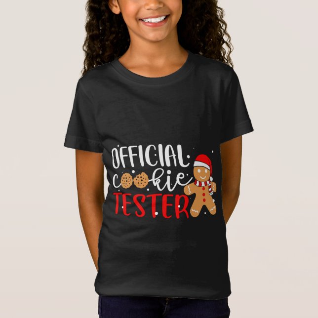 T-Shirt Témoin officiel Tester Gingerbread Homme Noël P (Devant)