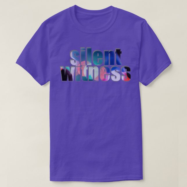 T-shirt témoin silencieux (Design devant)