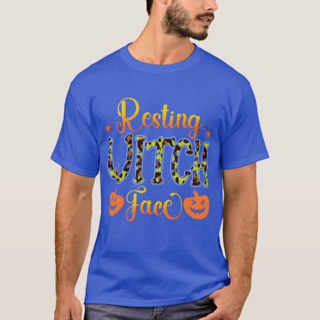 T-shirt Témoin Visage Halloween amis (Devant)