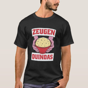 T-shirt Témoins de Quinoas  Quinoa Bio Végétalien Gastro
