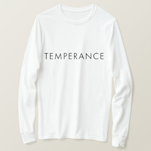 T-shirt tempérance