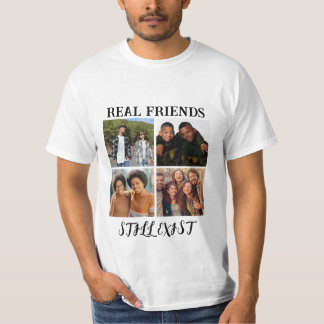 T-shirt Température photo personnalisée "Les vrais amis ex