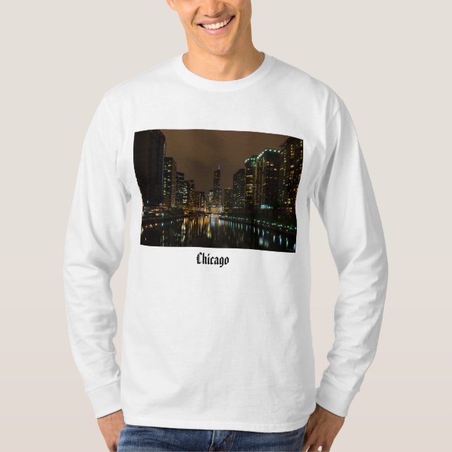 T-shirt Tempête au-dessus de Chicago (Devant)