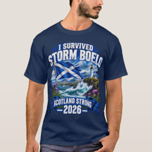 T-shirt Tempête Boelo Écosse Survivant de la tempête écoss