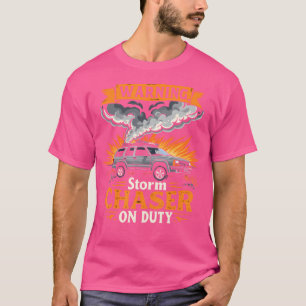 T-shirt Tempête Chaser Tornado Chasse Extreme Météo Track