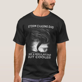 T-shirt Tempête Chasing Papa Météorologue