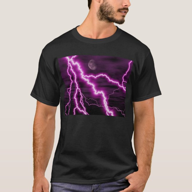 T-shirt Tempête de nuit (Devant)
