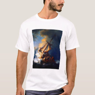 T-shirt Tempête de Rembrandt sur la mer de Galilée