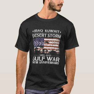 T-shirt Tempête Du Désert 30E Anniversaire 1991-2021 Pè