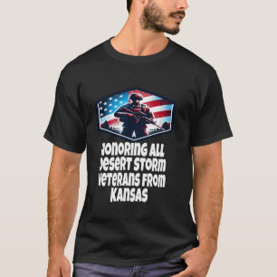 T-shirt Tempête du désert honorer tous les vétérans de la