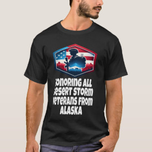 T-shirt Tempête du désert honorer tous les vétérans de la
