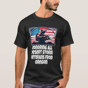 T-shirt Tempête du désert honorer tous les vétérans de la