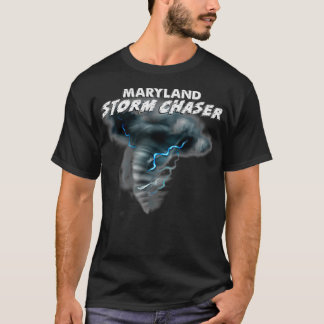 T-shirt Tempête du Maryland Chaser Temps violent Tornado