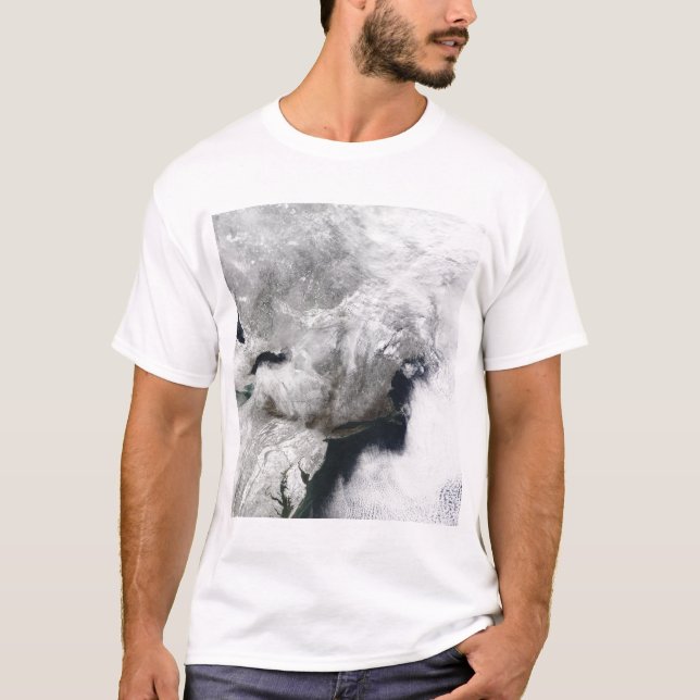 T-shirt Tempête hivernale sévère (Devant)