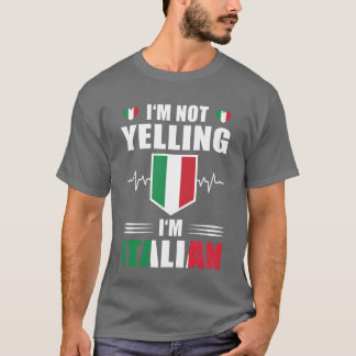 T-shirt Tempête Italienne battement de Coeur Italien Drape