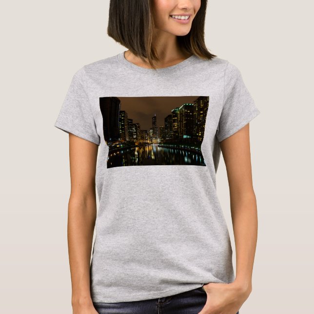 T-shirt tempête sur Chicago (Devant)