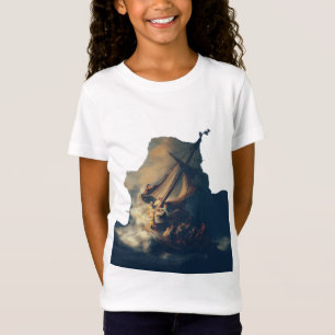 T-Shirt Tempête sur la mer de Galilée par Rembrandt Art