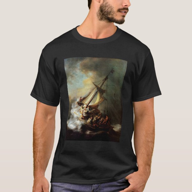 T-shirt Tempête sur la mer de la Galilée (Devant)