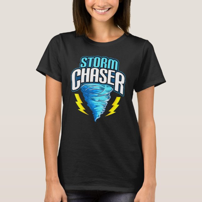 T-shirt Tempête terrible Chaser Tornado ouragan Thundersto (Devant)
