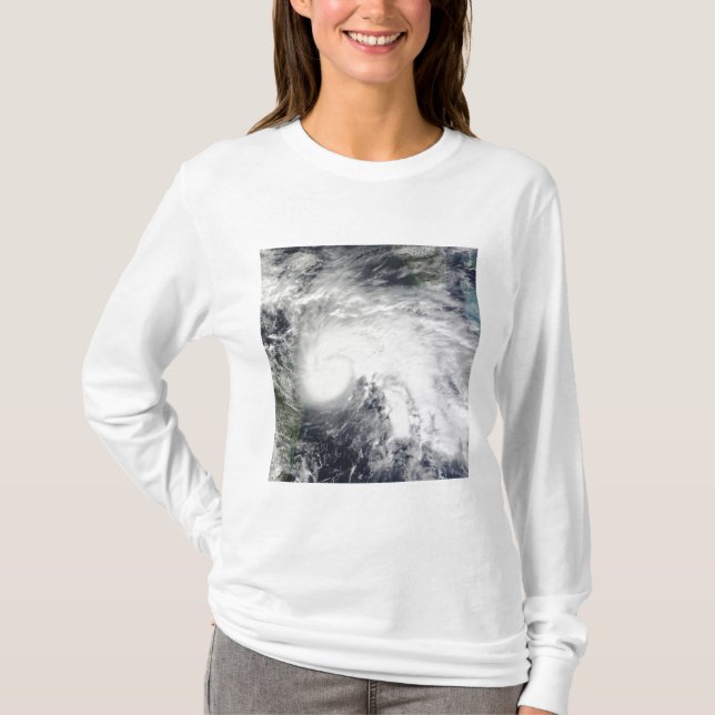 T-shirt Tempête tropicale Ida dans la mer des Caraïbes 2 (Devant)