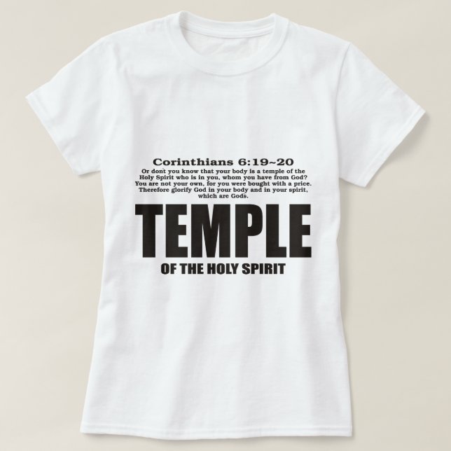 T-SHIRT TEMPLE (Design devant)