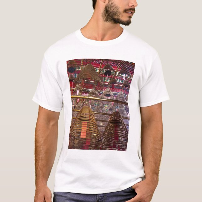 T-shirt Temple bouddhiste Man Mo de Hong Kong (Devant)