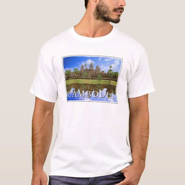 T-shirt Temple d'Angkor Wat | Kampuchea, Cambodge (Devant)