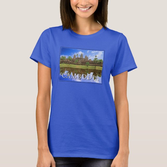 T-shirt Temple d'Angkor Wat | Kampuchea, Cambodge (Devant)