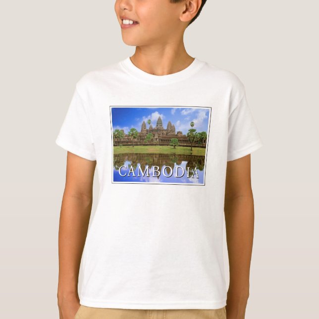 T-shirt Temple d'Angkor Wat | Kampuchea, Cambodge (Devant)