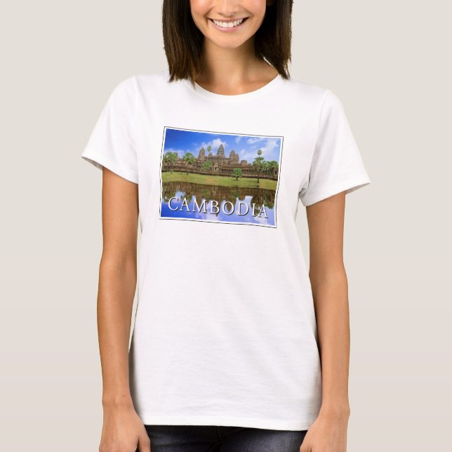 T-shirt Temple d'Angkor Wat | Kampuchea, Cambodge (Devant)