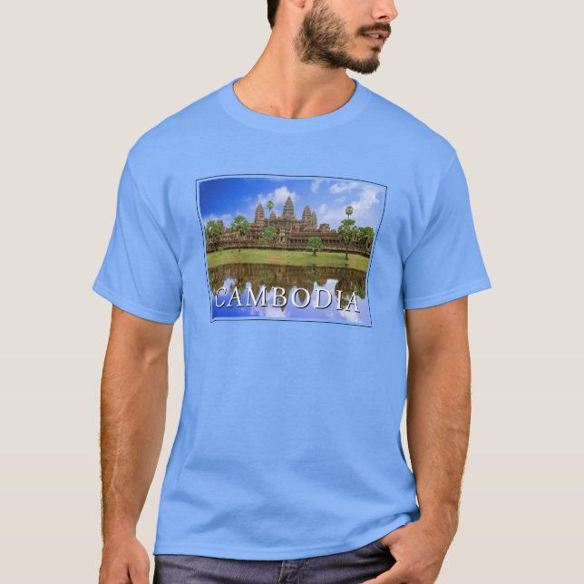 T-shirt Temple d'Angkor Wat | Kampuchea, Cambodge (Devant)