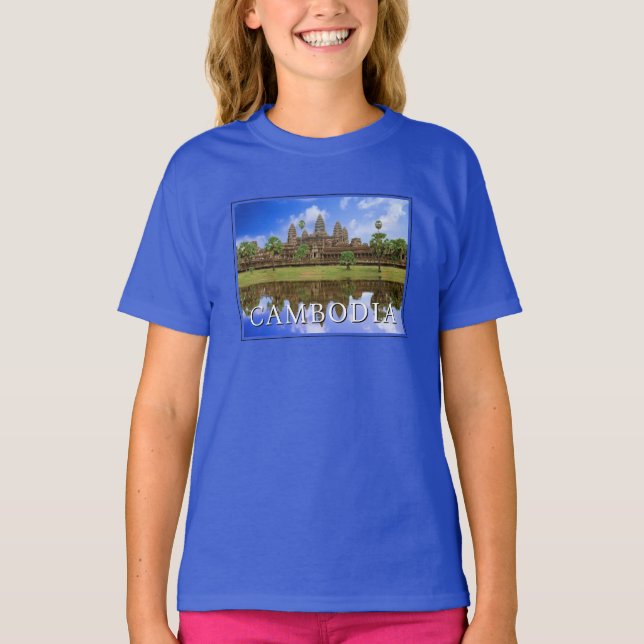 T-shirt Temple d'Angkor Wat | Kampuchea, Cambodge (Devant)