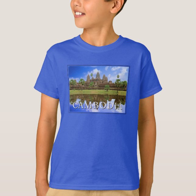 T-shirt Temple d'Angkor Wat | Kampuchea, Cambodge (Devant)