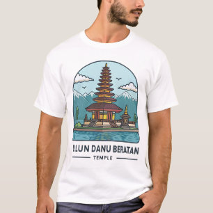 T-shirt Temple de Bali Ulun Danu Beratan