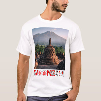 T-shirt Temple de Borobudur - Indonésie Art